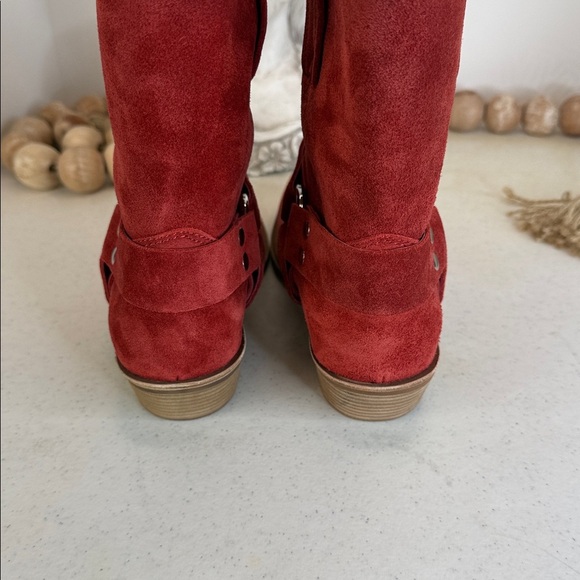 Jeffery Campbell/Waylon Harness Boot (Women)Tomato Red Size 7.5 NWOB - Picture 5 of 11